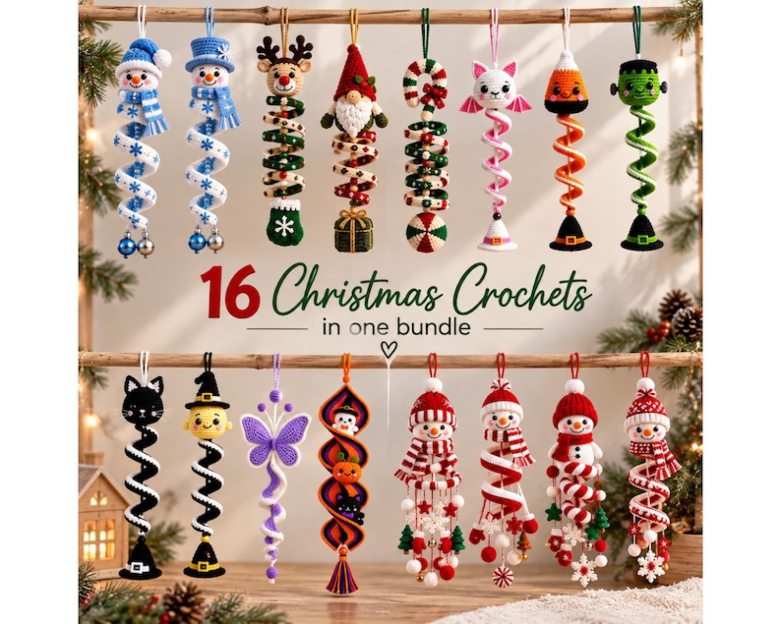 Christmas crochet pattern image 1